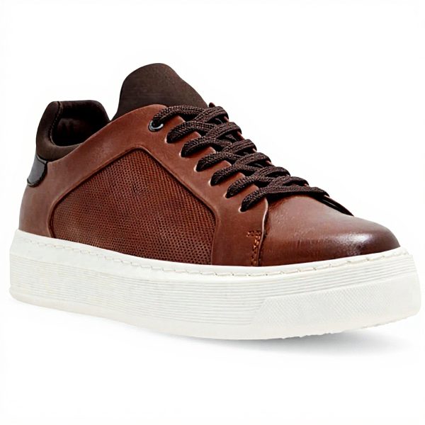Aldo Leyton Mens Sneaker Cognac Fashion Trainers UK Sizes