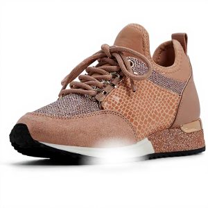 Aldo Women's Courtwood Fashion Lace-up Sneaker Rose Gold