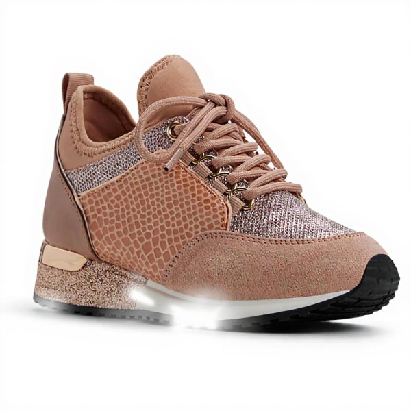 Aldo Women's Courtwood Fashion Lace-up Sneaker Rose Gold