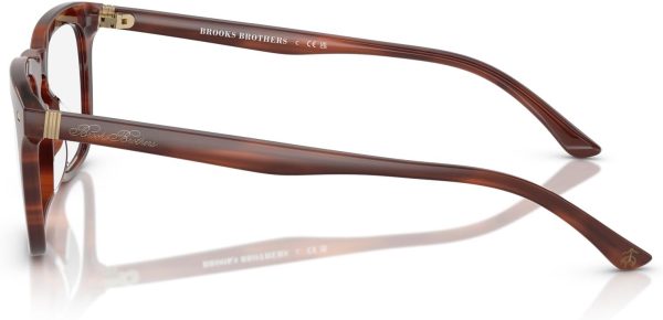 Brooks Brothers BB2067U Universal Fit Rectangular Prescription Eyewear Frames for Men-2