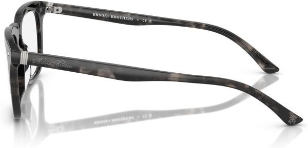 Brooks Brothers BB2067U Universal Fit Rectangular Prescription Eyeglass Frames-2