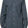 Brooks Brothers Men's Friday Poplin Long Sleeve Pattern Sport Shirt - Forest Plaid-0