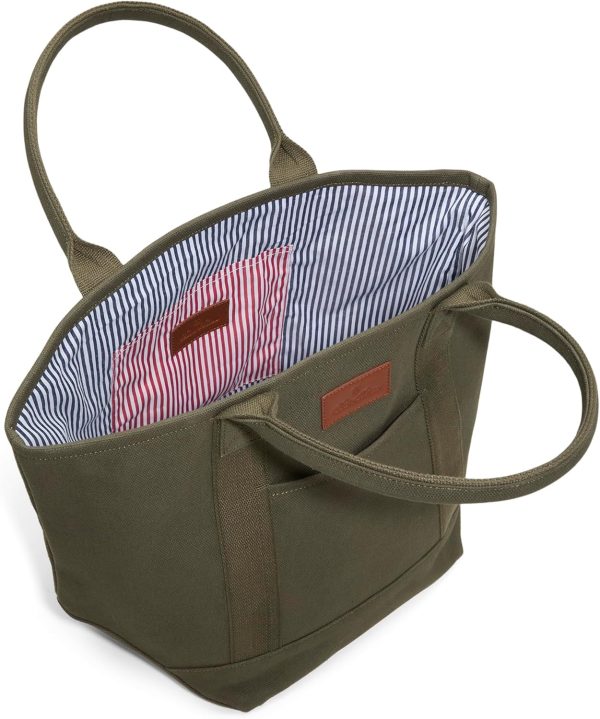 Brooks Brothers Men's Penn Tote Bag - Durable Canvas Shoulder Bag-1