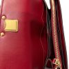 Tory Burch Britten Pebble Leather Envelope Wallet for Women - Bartlett Red-3