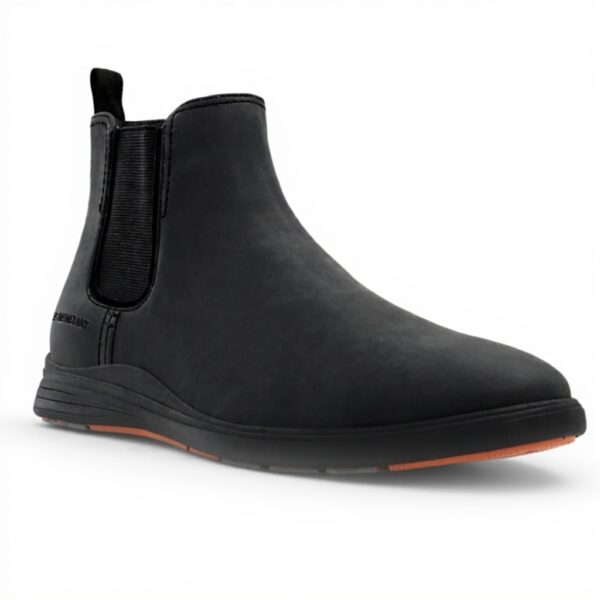Aldo Mens Chelsea Boots Black Faux Leather Slip On