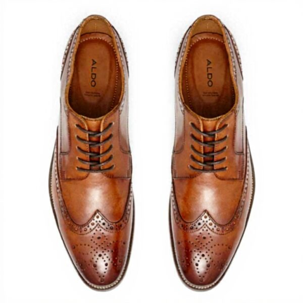 Aldo Larethienflex Oxford Mens Dress Shoes Cognac