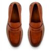 Aldo Mens Zadar Loafers Leather Slip On Cognac Size 6.5 UK