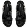 Aldo Mens ZainoFlat Sandal Leather Comfortable Black Size