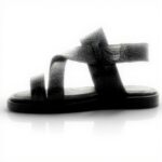 Aldo Mens ZainoFlat Sandal Leather Comfortable Black Size