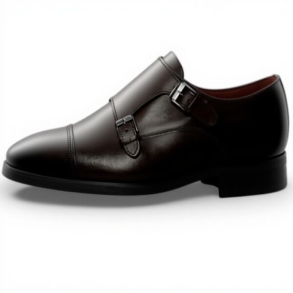 ALDO Mens Zigof Monk Strap Loafer Dark Brown Casual Shoes