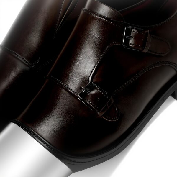 ALDO Mens Zigof Monk Strap Loafer Dark Brown Casual Shoes