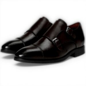 ALDO Mens Zigof Monk Strap Loafer Dark Brown Casual Shoes