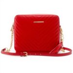 ALDO Womens Andressera Crossbody Bag Red Black