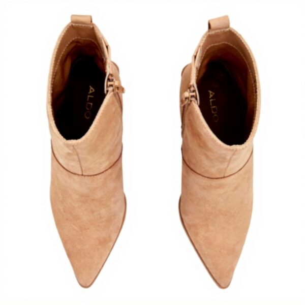 Aldo Bethanny Ankle Boot Women Leather Heel Shoes