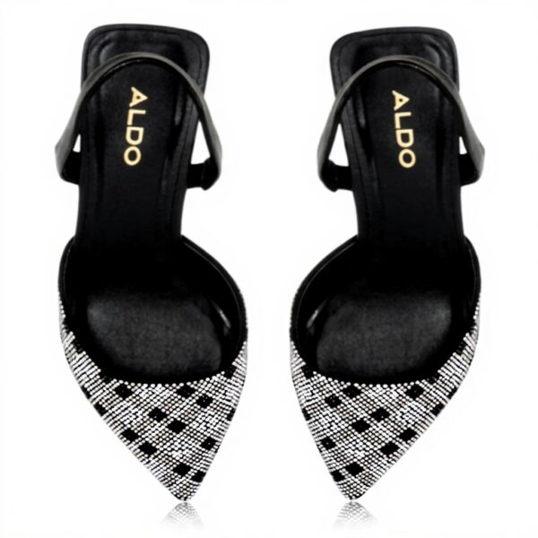 Aldo Womens Brizza Pump Black Court Shoes Novelty Heel