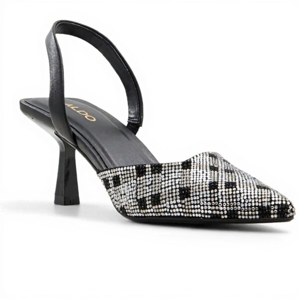 Aldo Womens Brizza Pump Black Court Shoes Novelty Heel