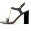 Aldo Clelia Heeled Sandal Womens Leather Black Fashion