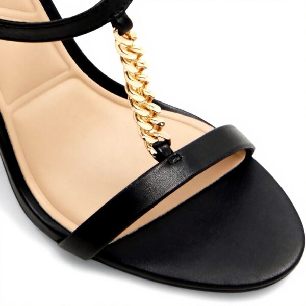 Aldo Clelia Heeled Sandal Womens Leather Black Fashion