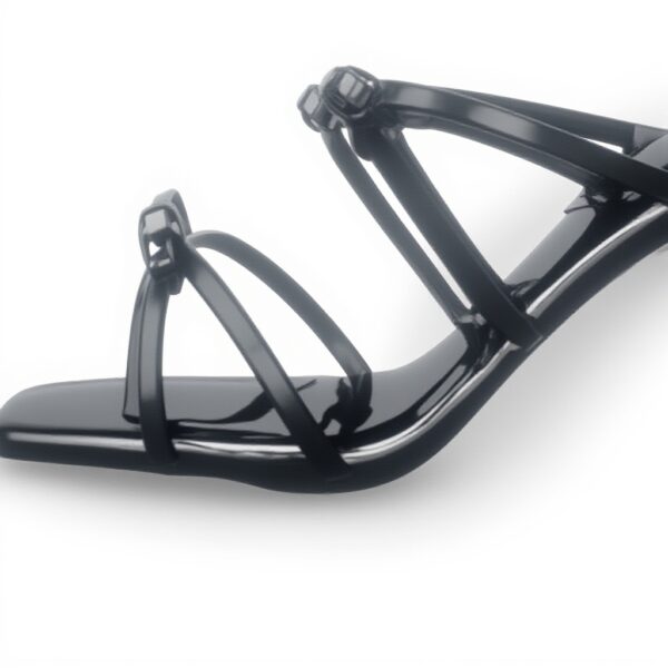 ALDO Womens Elisabete Heeled Sandal Black Fashion Shoes