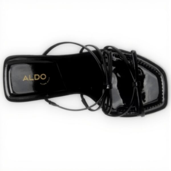 ALDO Womens Elisabete Heeled Sandal Black Fashion Shoes