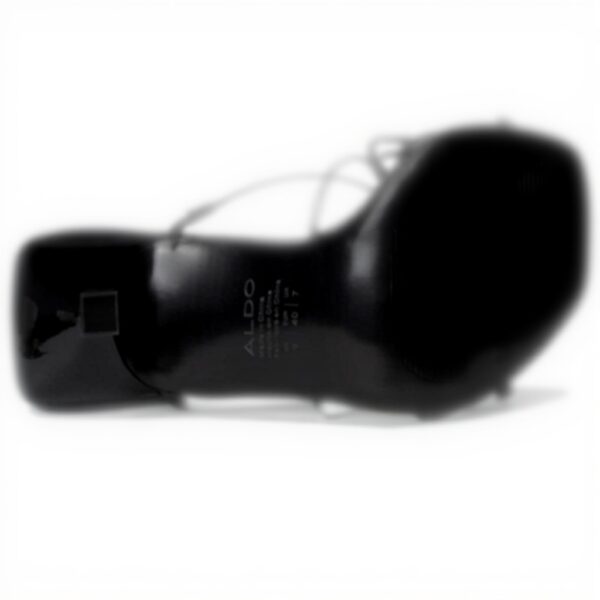 ALDO Womens Elisabete Heeled Sandal Black Fashion Shoes