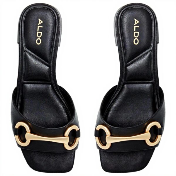 Aldo Womens Faiza Heeled Sandal Black Pink White