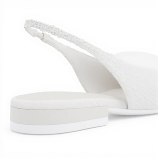 Aldo Womens Fleure Ballet Flat Black White Textile