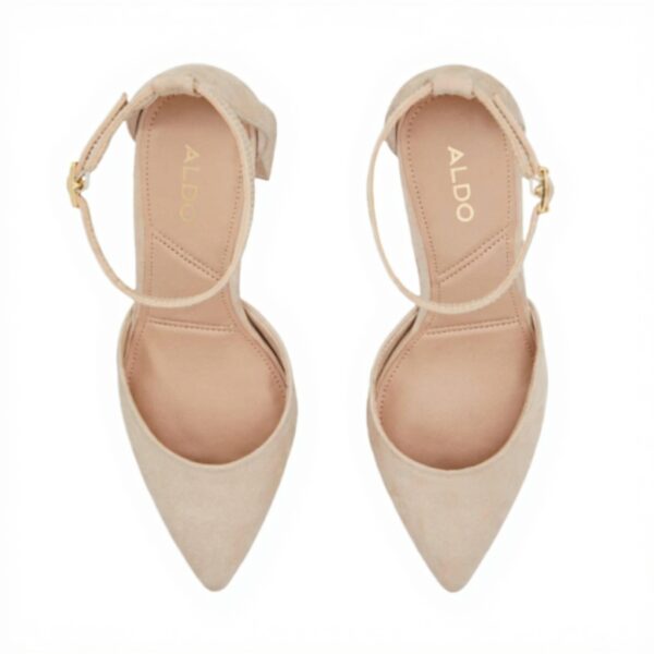 Aldo Womens JanPump Leather Court Shoes Block Heel