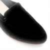 Aldo Womens Black Suede Loafers Comfortable Slip On Shoes