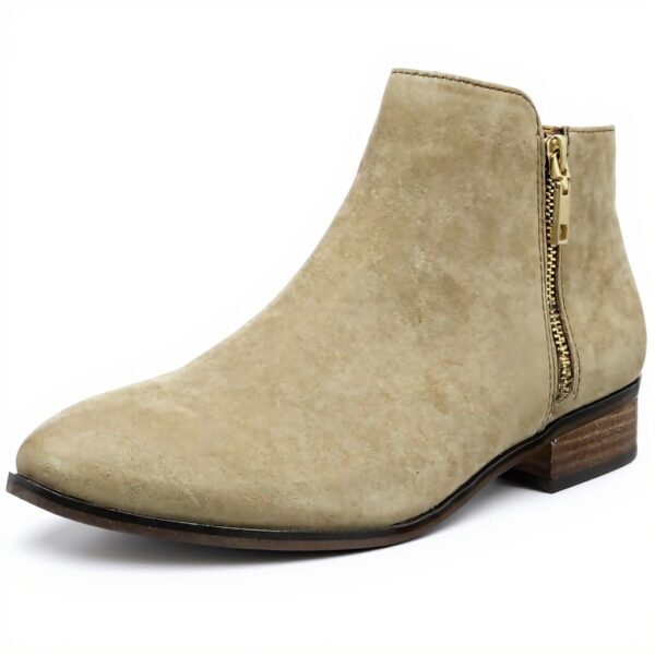 ALDO Womens Julianna Leather Ankle Boots Flat Heel