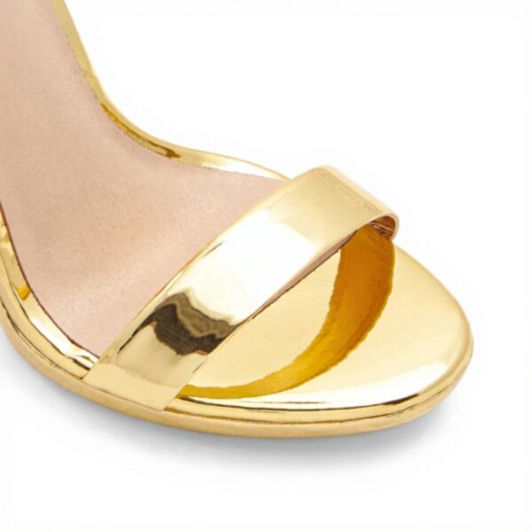 ALDO Kat Heeled Sandal Womens Gold Court Shoes