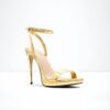 ALDO Kat Heeled Sandal Womens Gold Court Shoes