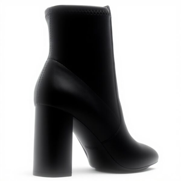 Aldo Laurella Womens Black Ankle Boots 3.5 Inch Heel