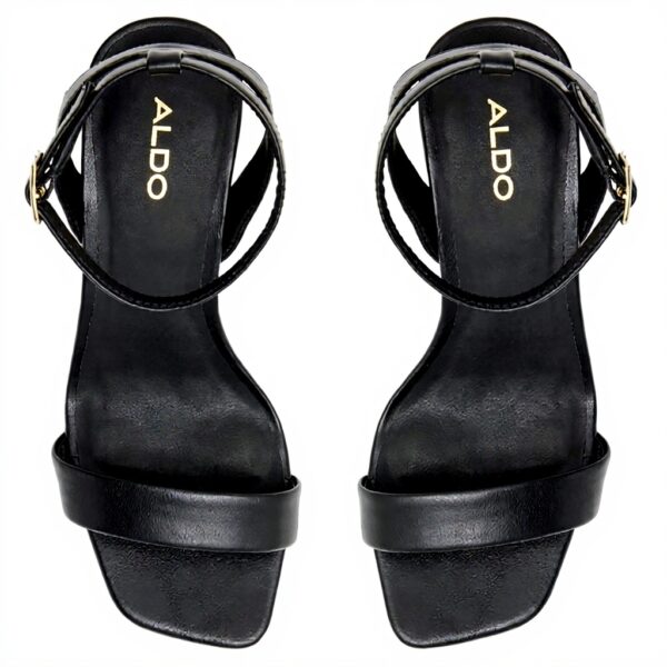 Aldo Lotherram Heeled Sandal Women Black Fashion Block Heel