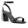 Aldo Lotherram Heeled Sandal Women Black Fashion Block Heel