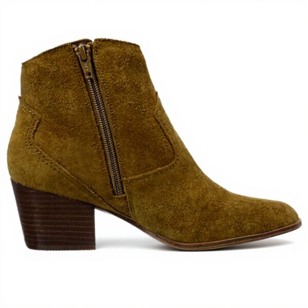 Aldo Womens Marecchia Leather Ankle Boots Block Heel