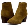 Aldo Womens Marecchia Leather Ankle Boots Block Heel