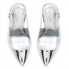Aldo Womens Meesha Silver Pump Court Shoes Fashion