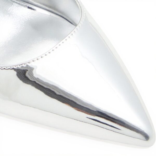 Aldo Womens Meesha Silver Pump Court Shoes Fashion