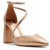 Aldo Womens Milley Pump Court Shoes Block Heel Synthetic