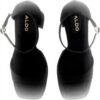 ALDO Womens Montag Heeled Sandal Black Silver Fashion
