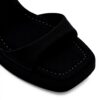 ALDO Womens Montag Heeled Sandal Black Silver Fashion