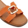 Aldo Womens Nydaokin Flat Sandal Square Toe Comfort