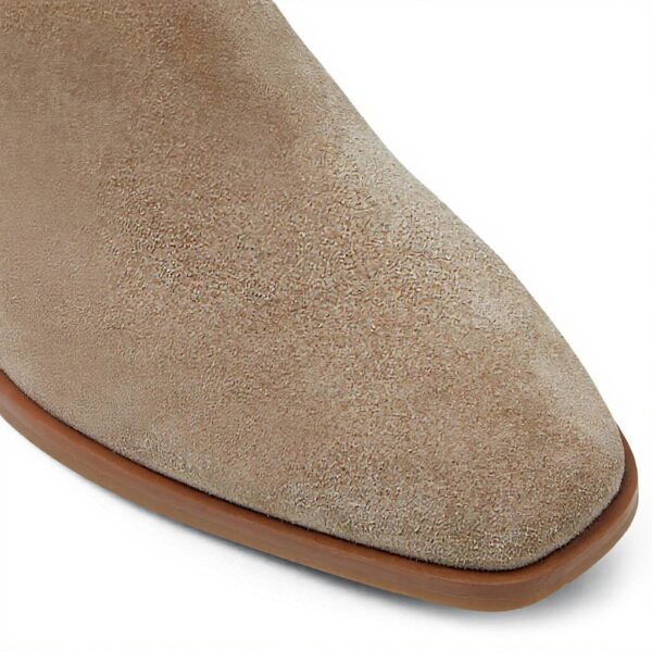 Aldo Serrafina Ankle Boot Women Leather Block Heel Dark