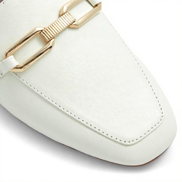 Aldo Womens Silvie Loafer Leather Flat Shoes Square Toe