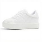Aldo Womens Tavi White Sneaker Fashion Trainers