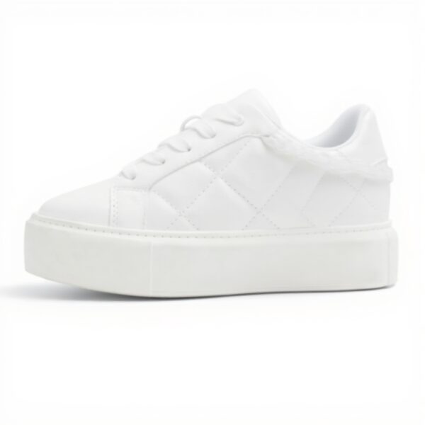 Aldo Womens Tavi White Sneaker Fashion Trainers