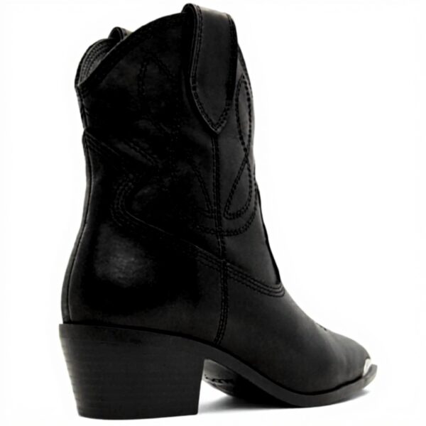 Aldo Womens Valley Ankle Boot Leather Pointy Toe Block Heel