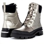 ALDO Yuclya Silver Sandals Women Leather Flat Shoes