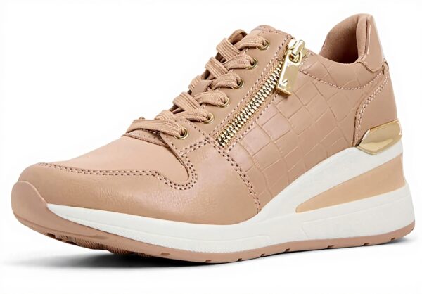 Aldo Womens Adwiwia Sneaker Court Shoes Bone White